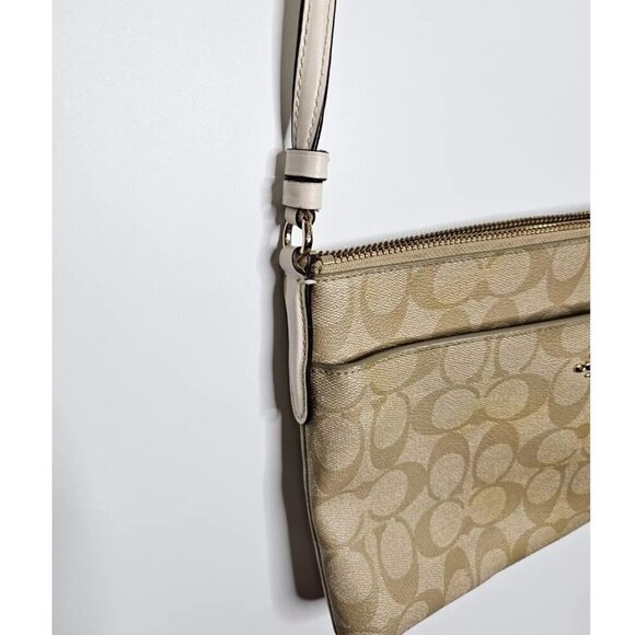 Coach F58316 Signature POP Crossbody East/West Leather Handbag - Picture 4 of 10